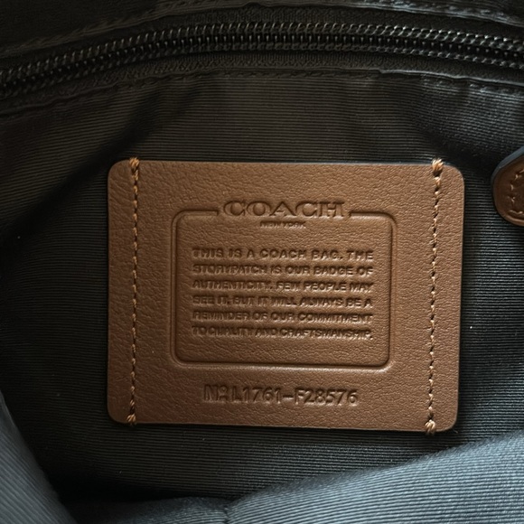 Coach Charles Brown Leather Men’s Messenger Canvas Strap - Picture 9 of 10